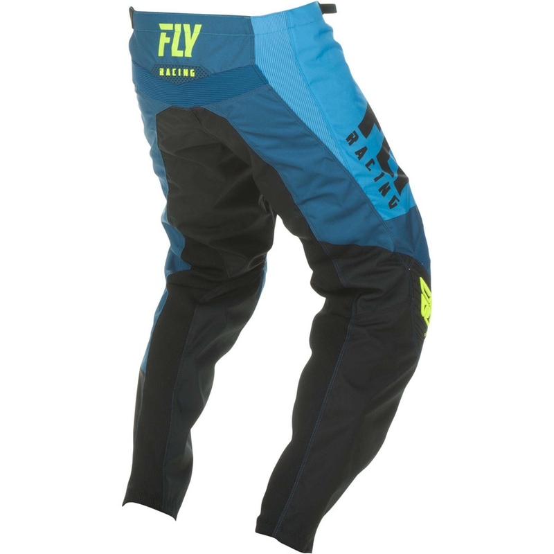 FLY Racing F-16 2019 motocross hlače - SAD plavo-crno-fluo žuto rasprodaja
