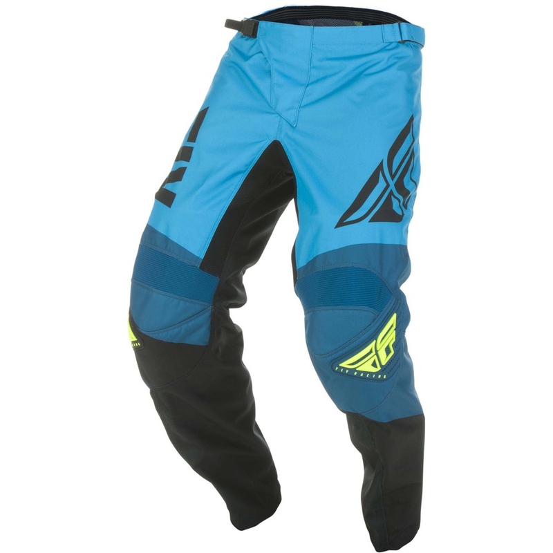 FLY Racing F-16 2019 motocross hlače - SAD plavo-crno-fluo žuto rasprodaja