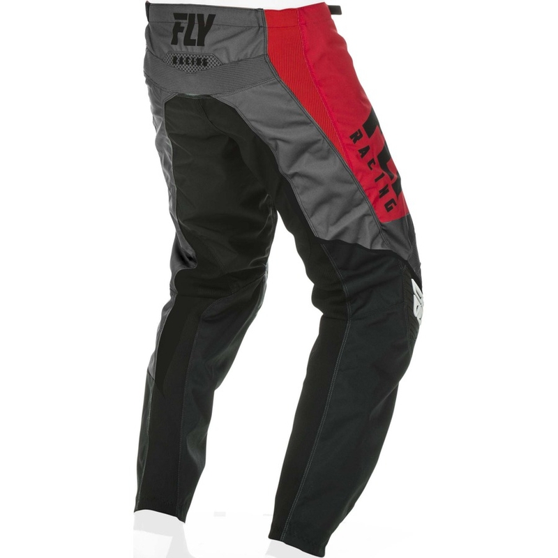 2019 FLY Racing F-16 motocross hlače - SAD crveno-crno-siva rasprodaja