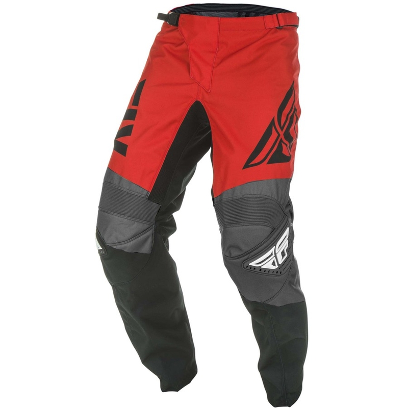 2019 FLY Racing F-16 motocross hlače - SAD crveno-crno-siva rasprodaja