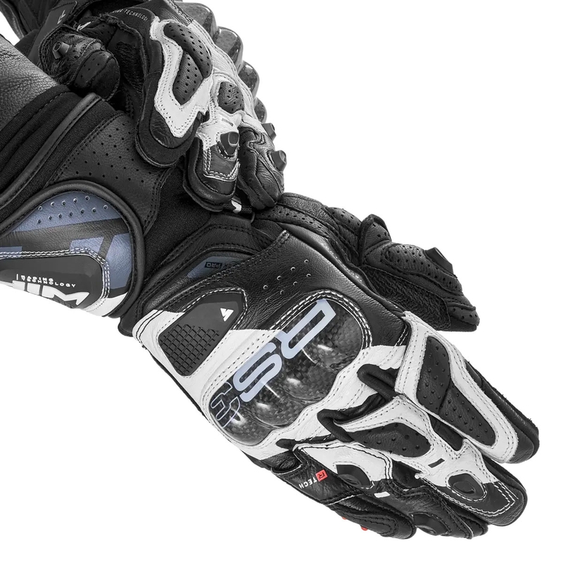 Shima RS-3 moto rukavice bijele boje