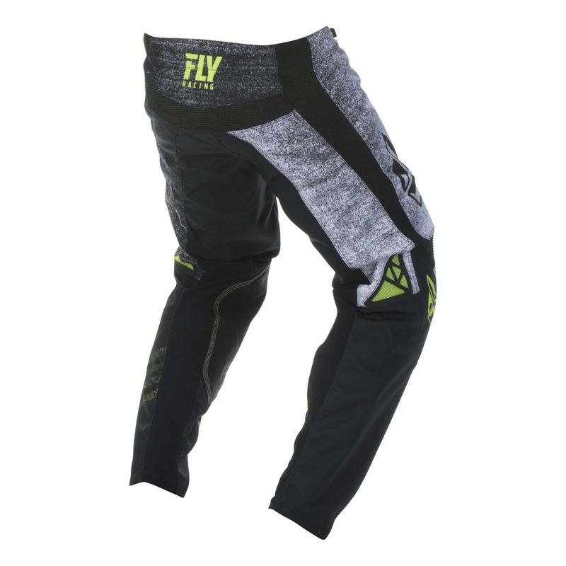 Motocross hlače FLY Racing Kinetic NOIZ 2019 - USA crno-fluo žute