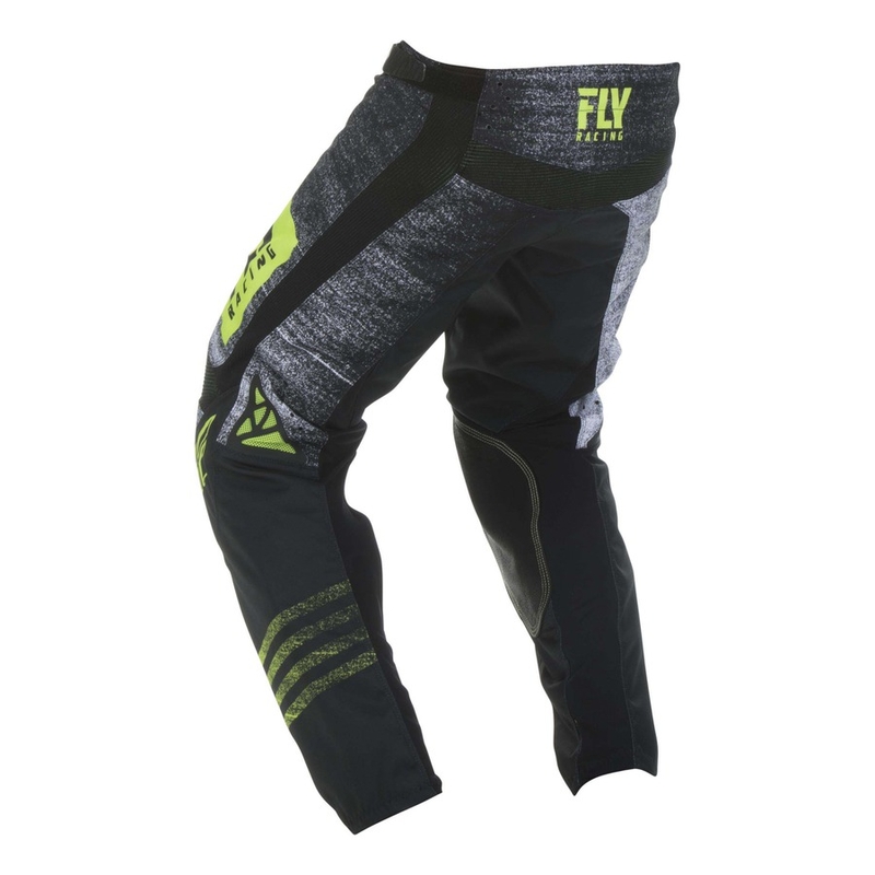 Motocross hlače FLY Racing Kinetic NOIZ 2019 - USA crno-fluo žute