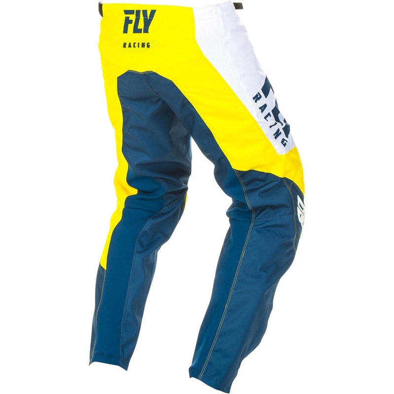 2019 FLY Racing F-16 motocross hlače - žuto-bijelo-plave rasprodaja