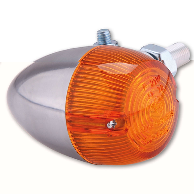 Žmigavac motocikla Highsider Smart Bullet krom