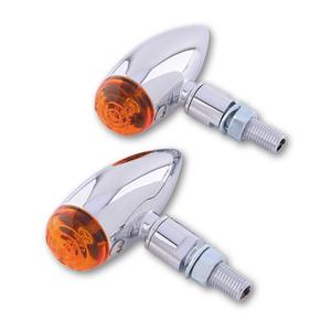 Žmigavci za motocikle Highsider Smart Micro-bullet krom