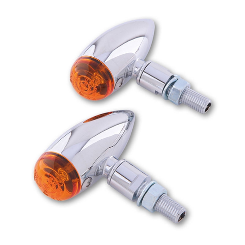 Žmigavci za motocikle Highsider Smart Micro-bullet krom