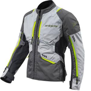 Seventy Degrees SD-JT67 Tanami motociklistička jakna crno-siva-fluo žuta