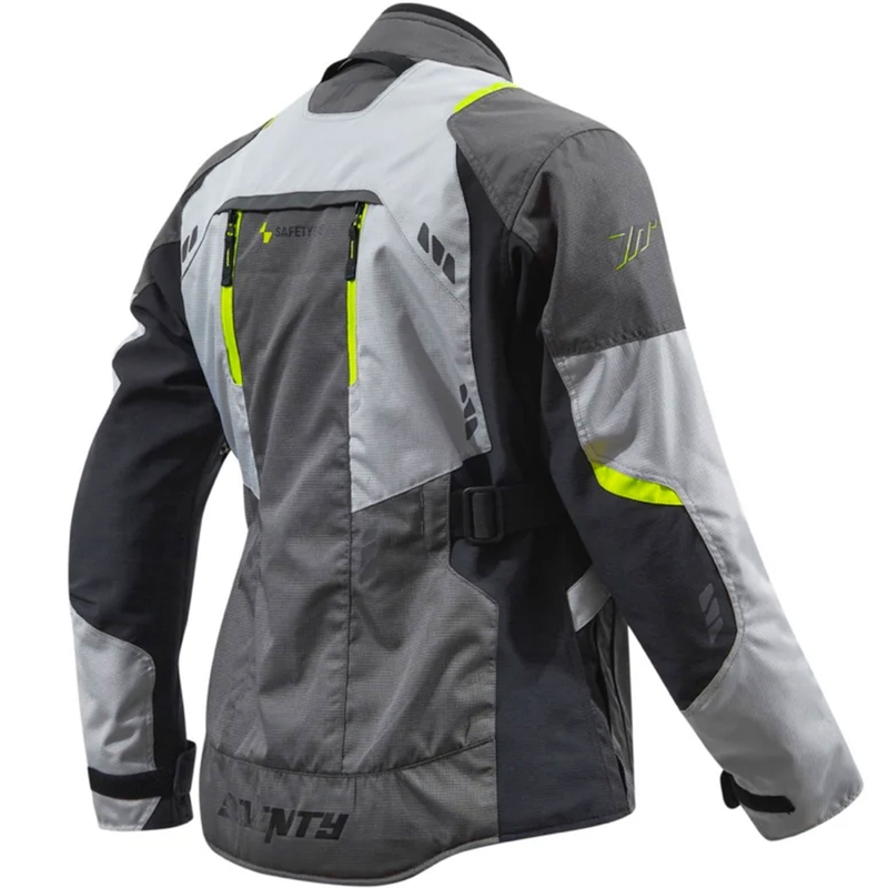 Seventy Degrees SD-JT67 Tanami motociklistička jakna crno-siva-fluo žuta
