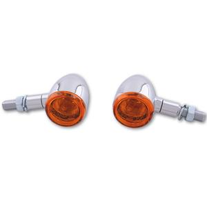 Žmigavci za motocikle Highsider Smart Mini Bullet krom