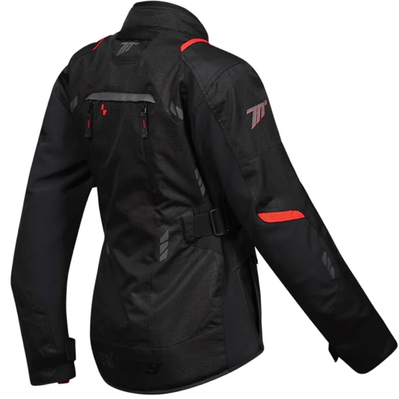 Ženska motoristička jakna Seventy Degrees SD-JT69 Tanami crno-crvena