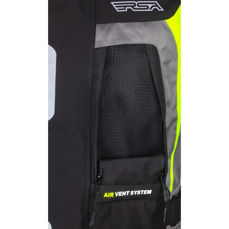 Motociklističke jakne RSA Desert Black-Grey-Fluo Yellow rasprodaja