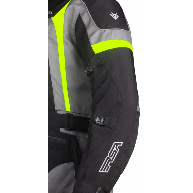 Motociklističke jakne RSA Desert Black-Grey-Fluo Yellow rasprodaja
