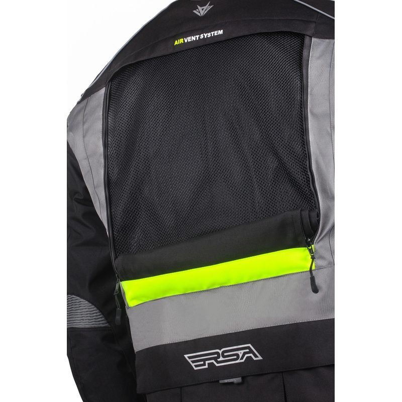 Motociklističke jakne RSA Desert Black-Grey-Fluo Yellow rasprodaja