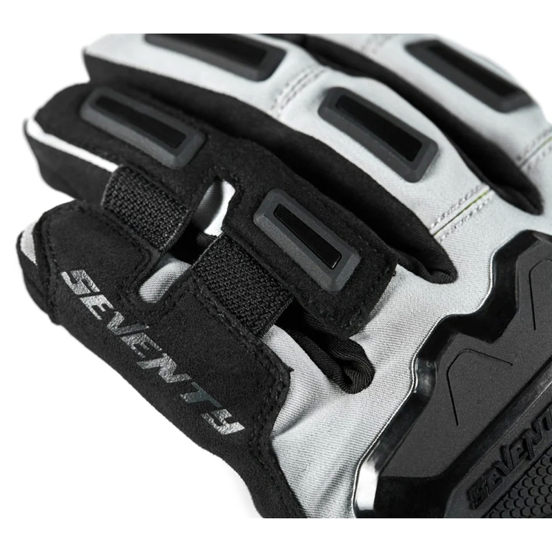 Motociklističke rukavice Seventy Degrees SD-T13 Aspen Light crno-sive-fluo žute