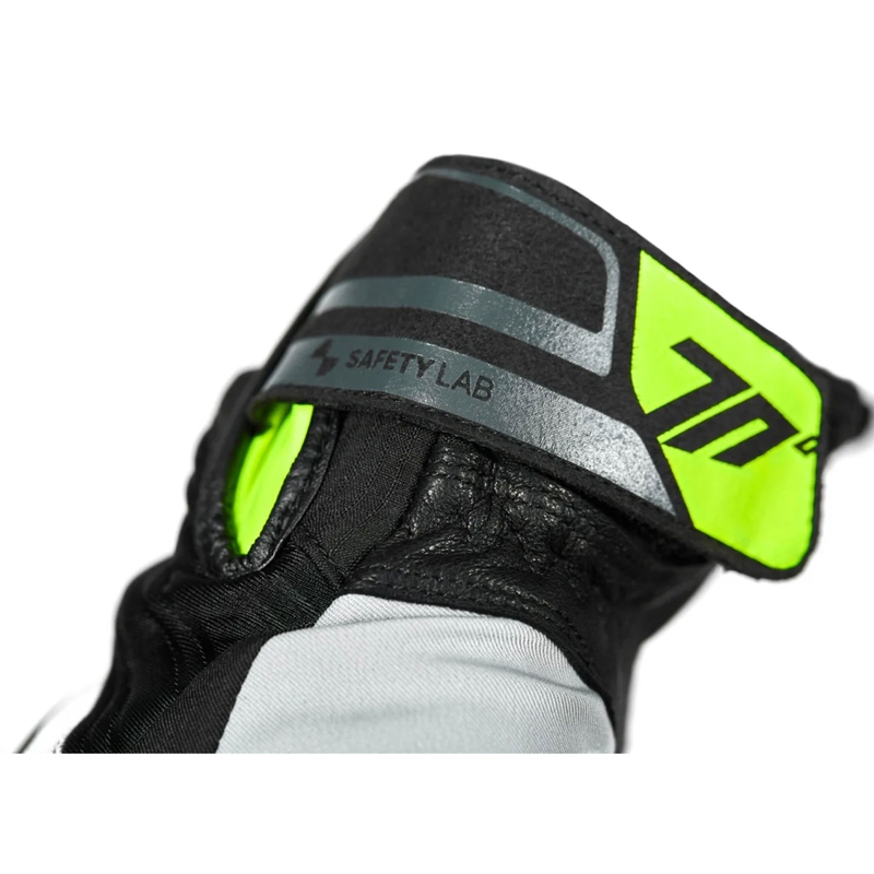 Motociklističke rukavice Seventy Degrees SD-T13 Aspen Light crno-sive-fluo žute