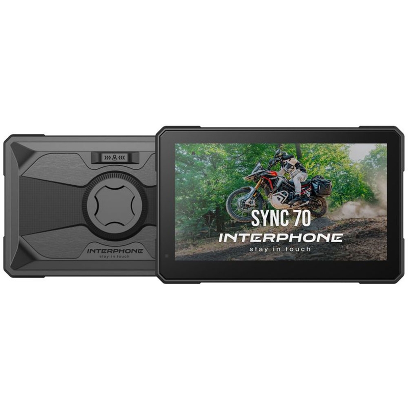 Interphone RIDESYNC70 Apple CarPlay i Android Auto zaslon za motocikle