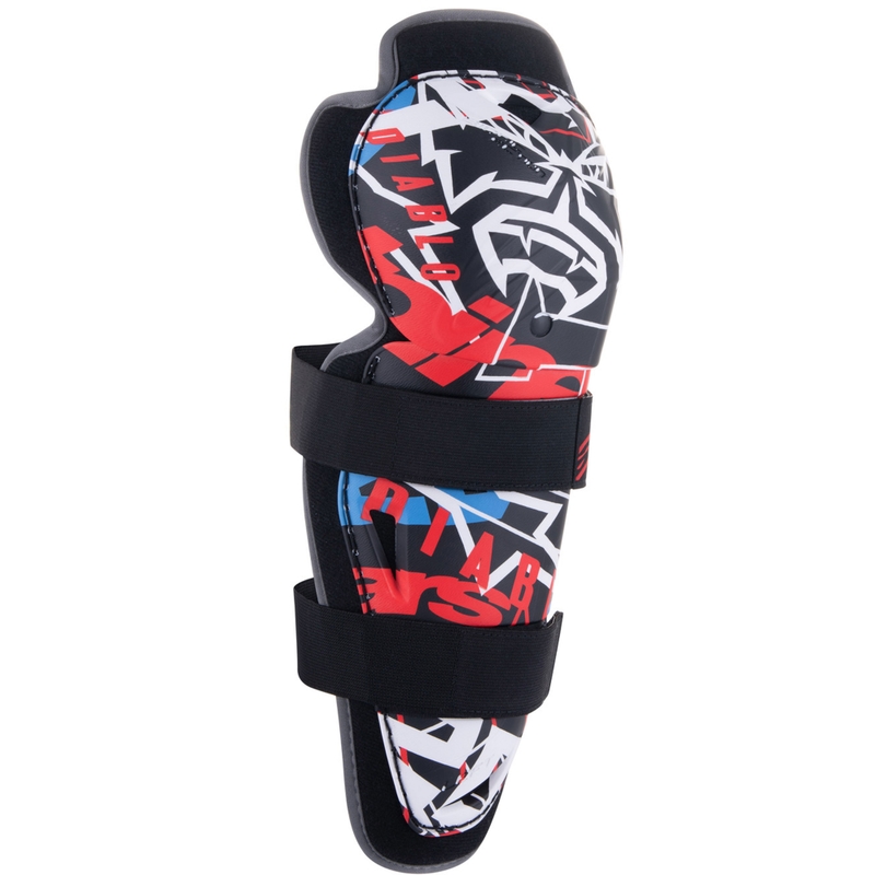 Štitnici za koljena Alpinestars Bionic Action FQ20 crno-crveni