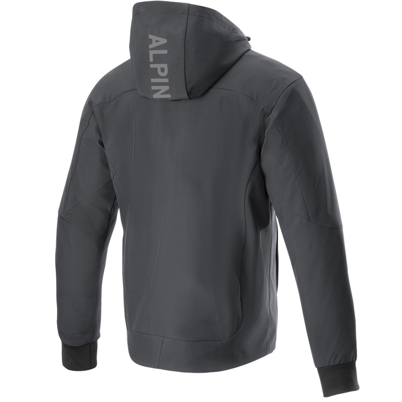 Alpinestars Radium Tech Hoodie motociklistička majica crno-bijela
