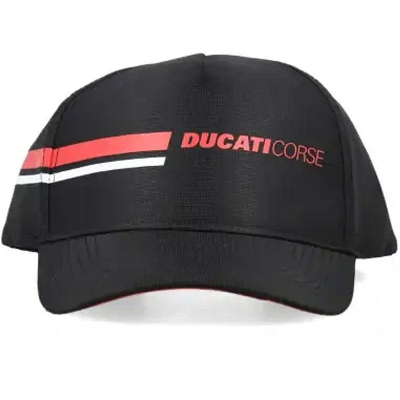 Ducati Corse kapa s logom, crna
