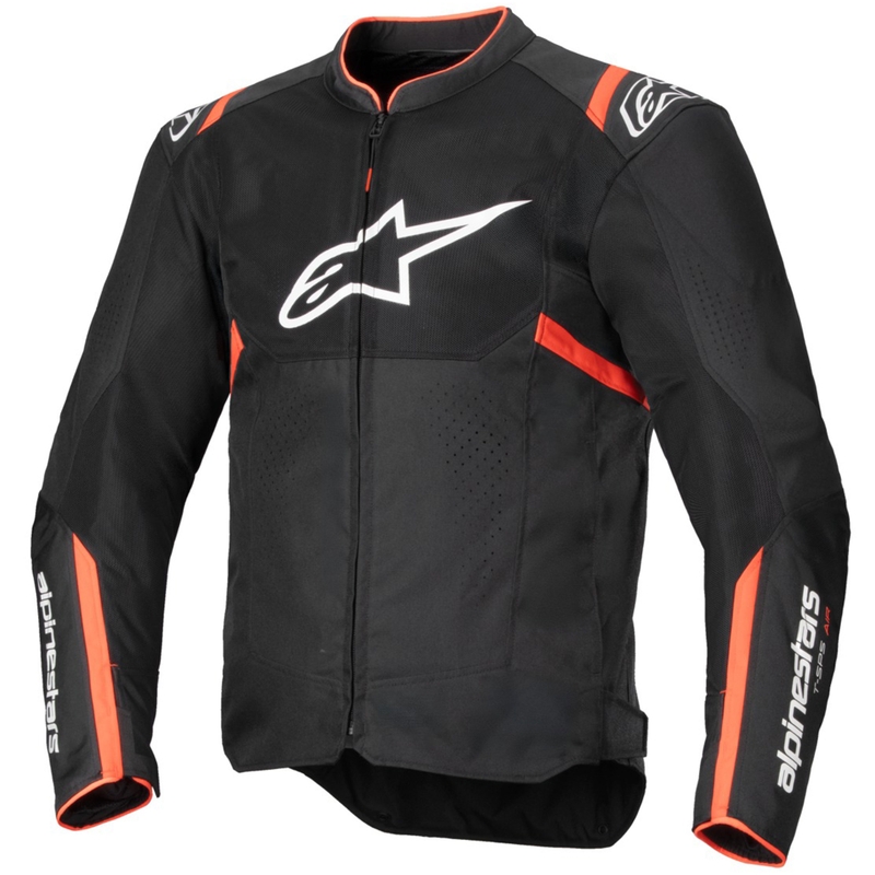 Alpinestars T-SPS Air V2 motociklistička jakna crno-fluo crvena