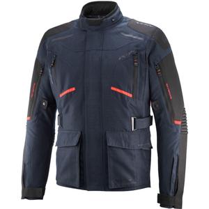 Motociklistička jakna IXON Midgard plavo-fluo crvena