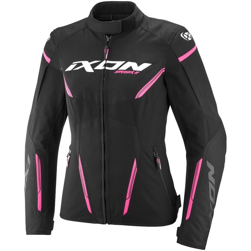 Ženska motociklistička jakna IXON Striker 2 Lady crno-roza