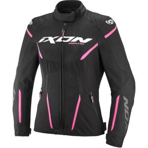 Ženska motoristička jakna IXON Striker 2 Air WP Lady crno-roza