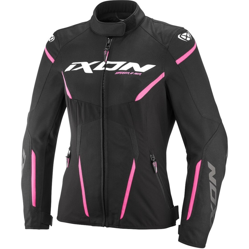 Ženska motociklistička jakna IXON Striker 2 Air WP Lady crno-roza