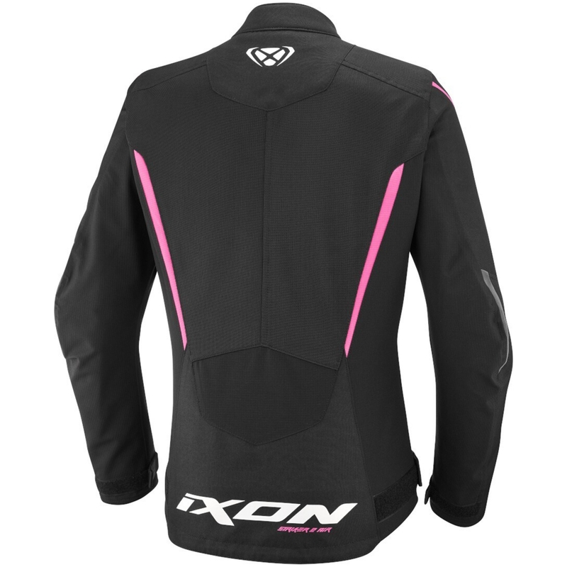 Ženska motociklistička jakna IXON Striker 2 Air WP Lady crno-roza