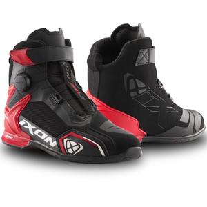 IXON Bull 2 Air motociklističke čizme crno-bijelo-crvene
