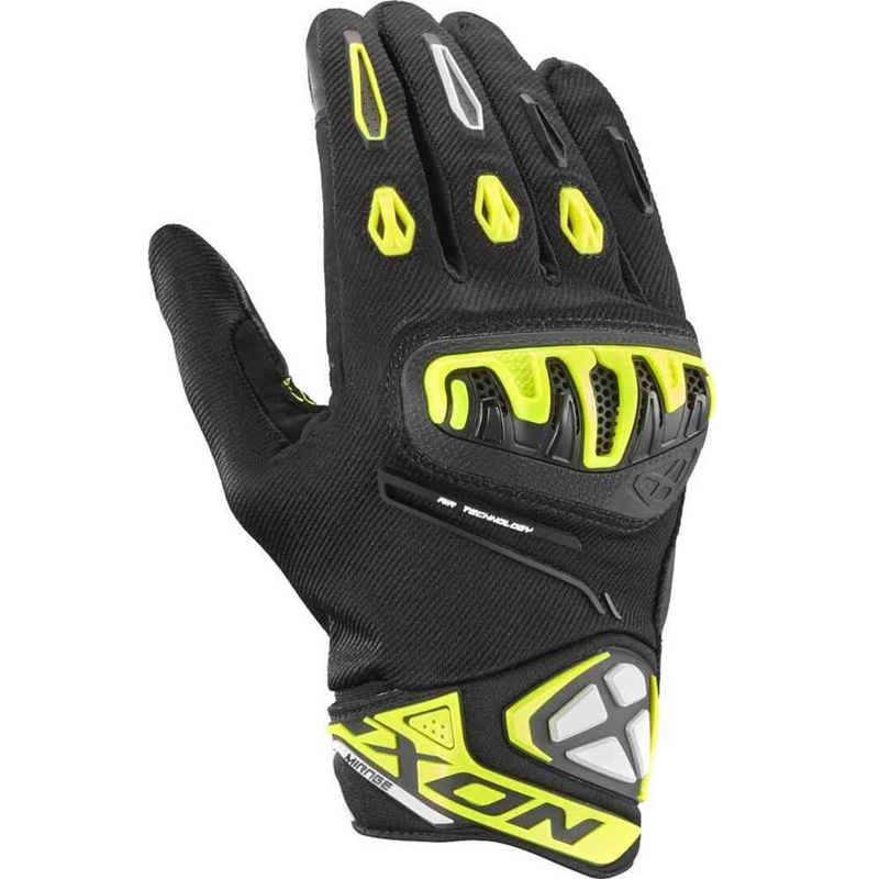 Motociklističke rukavice IXON Mirage Air crno-fluo žute