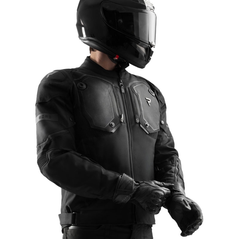 Motociklistička jakna Rebelhorn Borg II crna