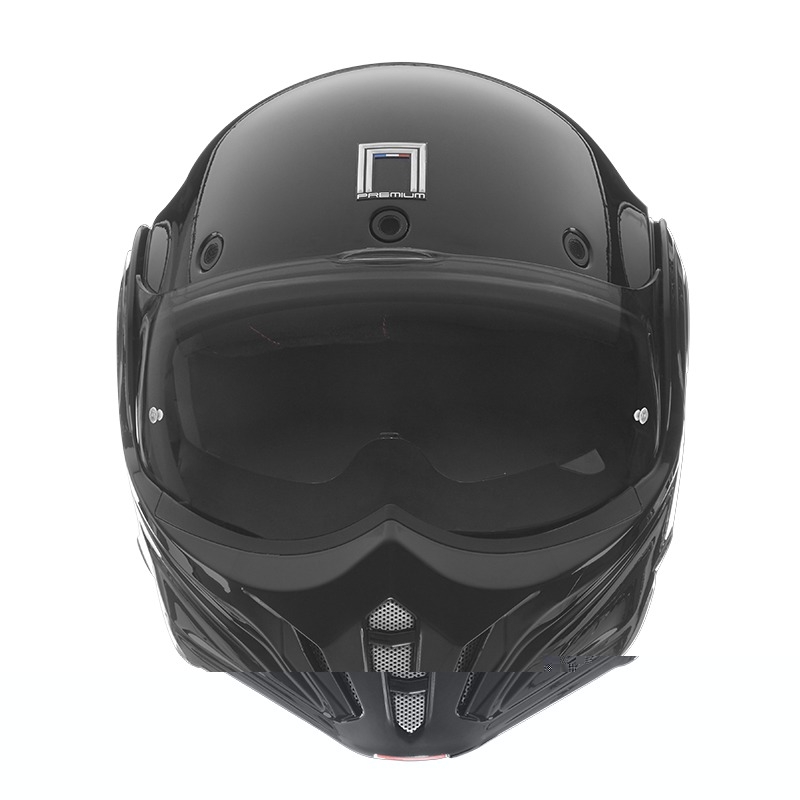 NOX PREMIUM Stratos preklopna motociklistička kaciga mat crna