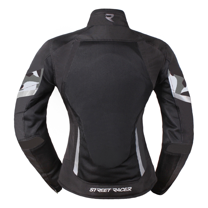 Ženske motociklističke jakne Street Racer Elite crne boje rasprodaja