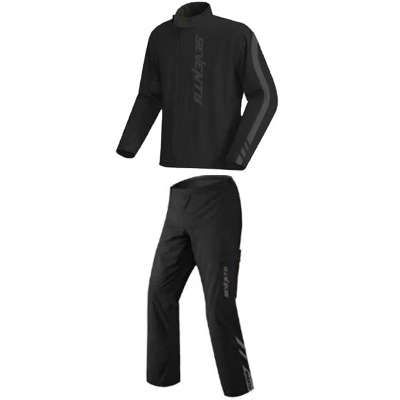 Dvodijelno kišno odijelo Seventy Degrees SD-S5 Monsoon Suit crno-crno