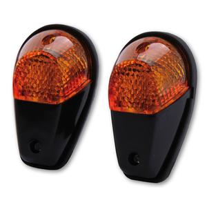 Pokazivač smjera za motocikl Highsider Smart 12V/21W crno-narančasti