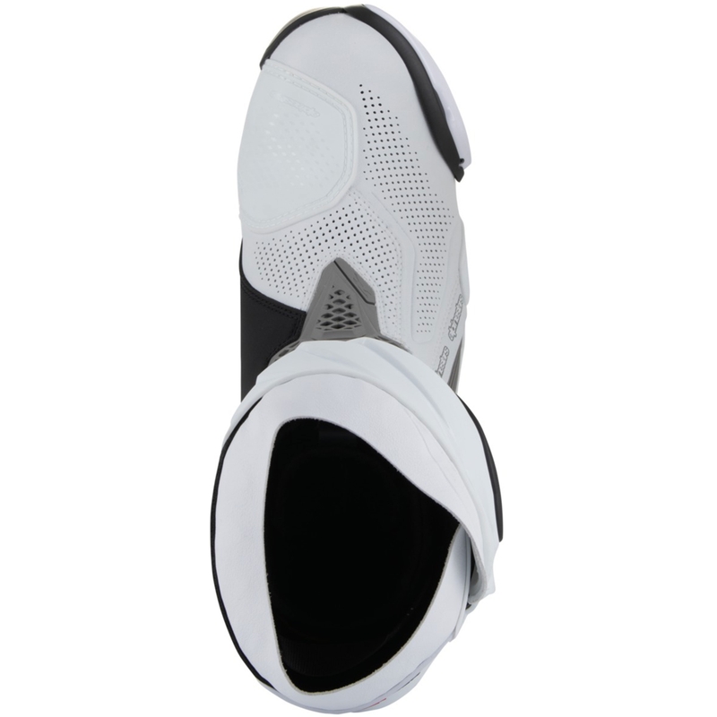 Alpinestars Supertech R Vented motociklističke čizme bijelo-svijetlosivo-crne