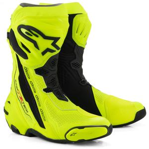 Alpinestars Supertech R Vented motociklističke čizme fluo žuto-crne