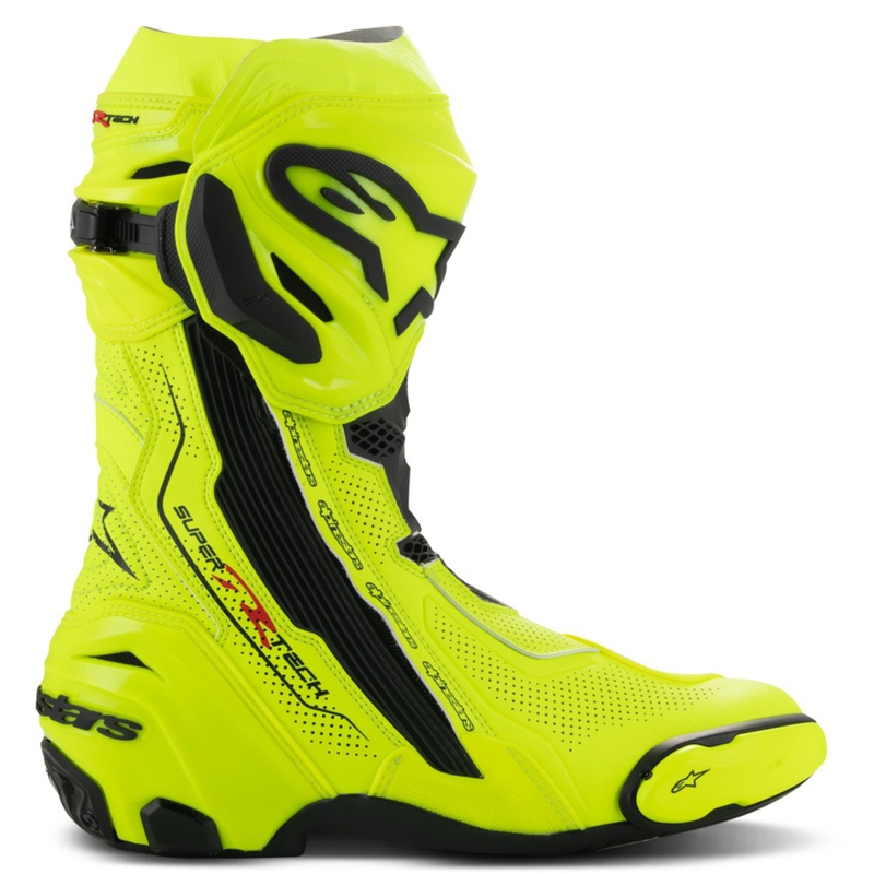 Alpinestars Supertech R Vented motociklističke čizme fluo žuto-crne