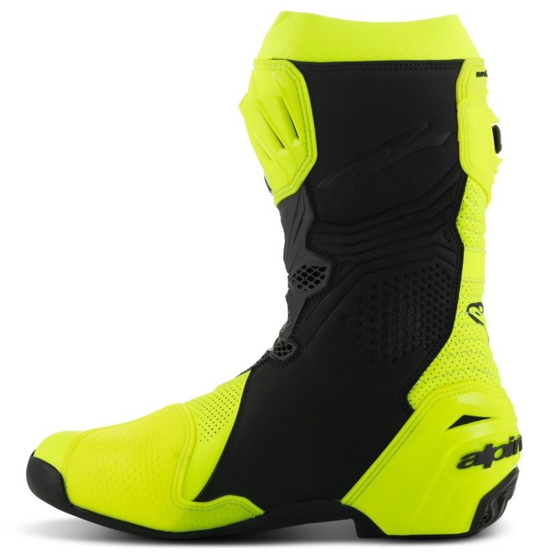 Alpinestars Supertech R Vented motociklističke čizme fluo žuto-crne