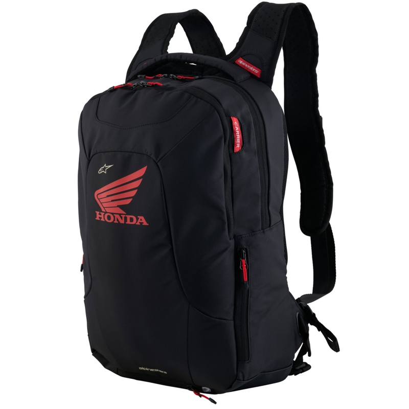 Alpinestars City Hunter V2 moto ruksak Honda kolekcija crno-crveni 22 l