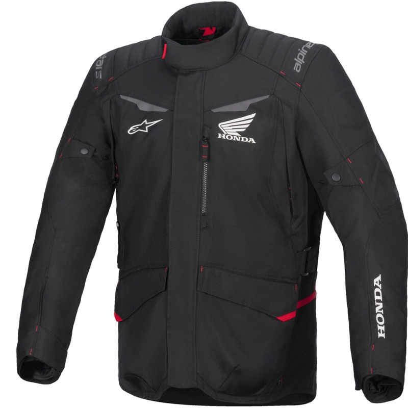 Alpinestars ST-1 Vodootporna motociklistička jakna Honda kolekcija crno-crvena