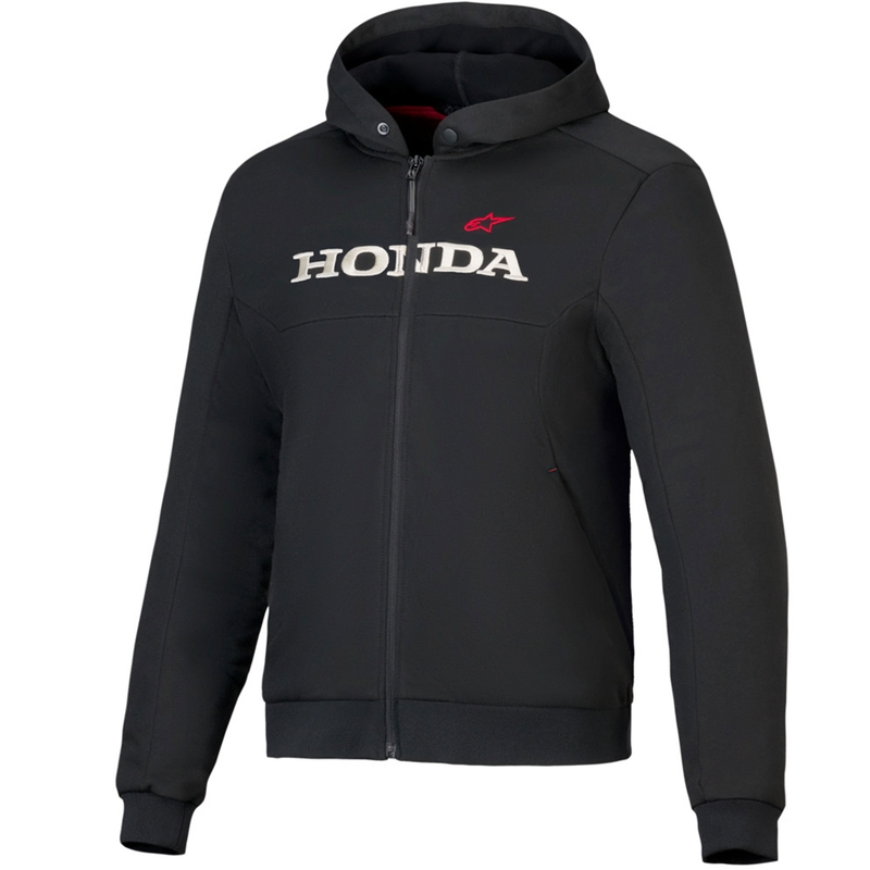 Alpinestars Chrome V3 Sport Hoodie Hoodie Hoodie Honda kolekcija crno-bež-crvena