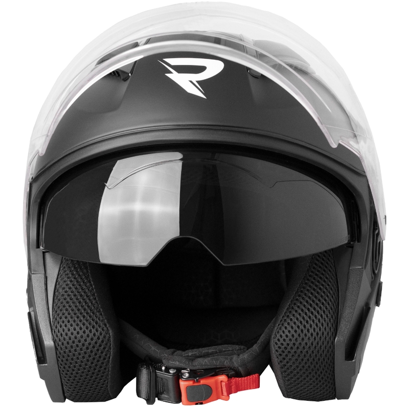 Otvorena motociklistička kaciga Street Racer Sonic mat crno-fluo žuta - II. kvaliteta
