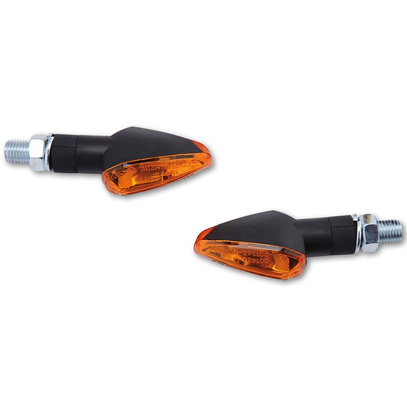 Pokazivači smjera za motocikle Highsider Smart Peak kratki crni