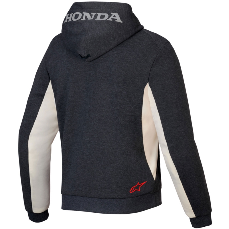 Alpinestars Chrome V3 Sport Hoodie Hoodie Honda Collection tamno siva-krem-crvena