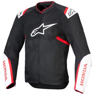 Alpinestars T-SPS Air V2 motociklistička jakna Honda kolekcija crno-bijelo-crvena
