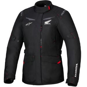 Alpinestars Stella ST-1 Vodootporna ženska motociklistička jakna Honda kolekcija crno-crvena