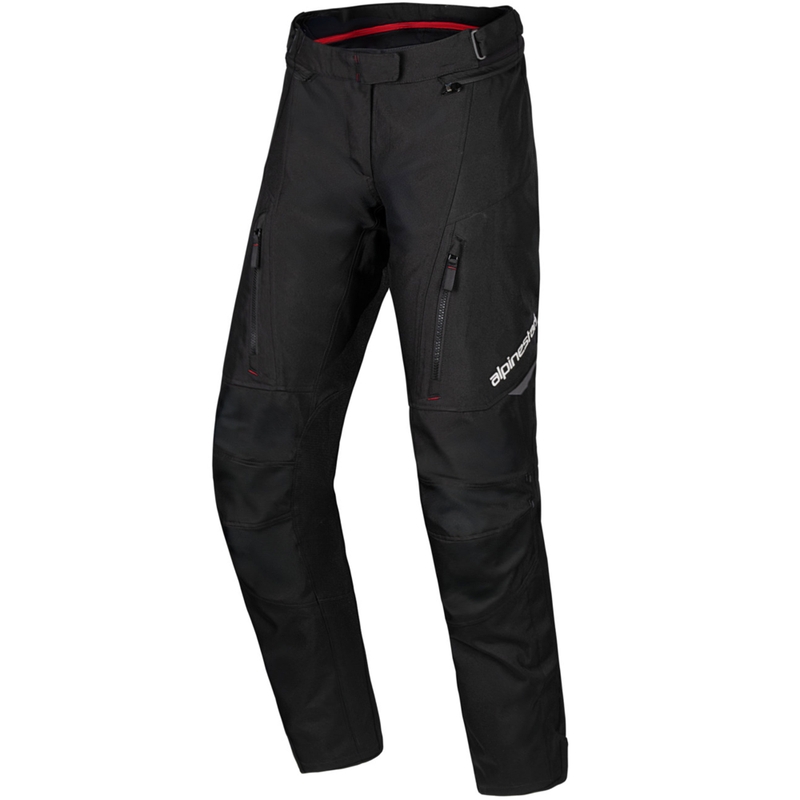 Alpinestars Stella ST-1 Vodootporne ženske moto hlače Honda kolekcija crno-crvene
